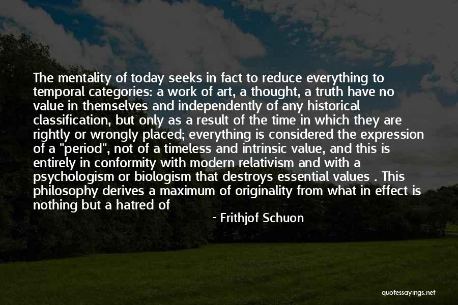 Disparage Quotes By Frithjof Schuon