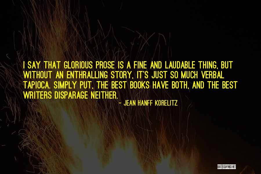 Disparage Quotes By Jean Hanff Korelitz Disparage Quotes By Jean Hanff Korelitz