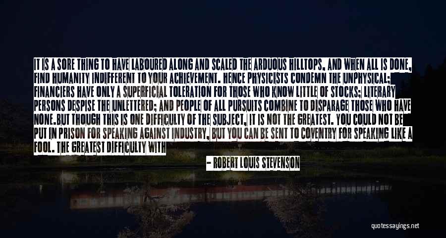 Disparage Quotes By Robert Louis Stevenson Disparage Quotes By Robert Louis Stevenson