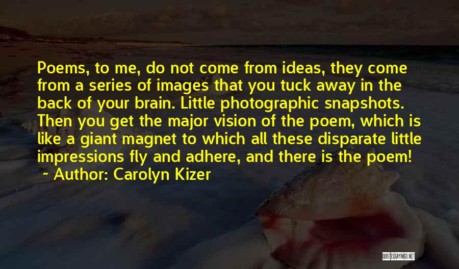 Disparate Quotes By Carolyn Kizer