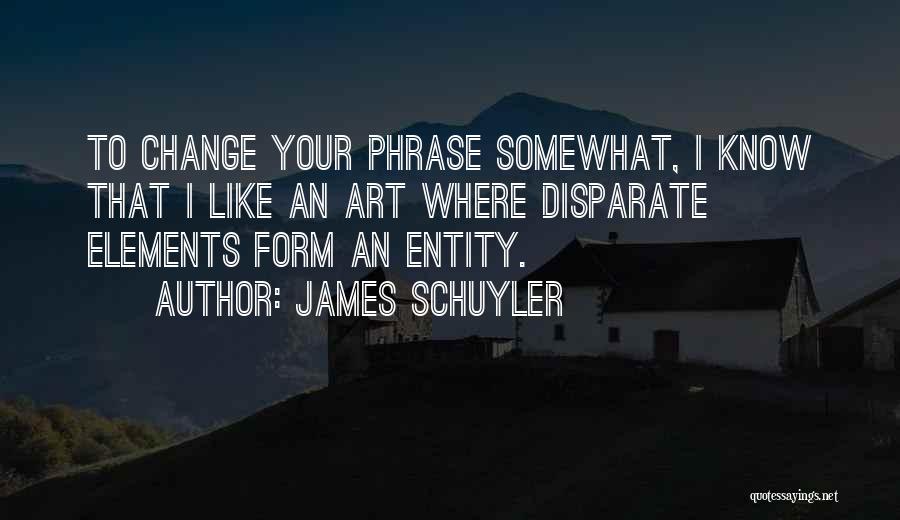 Disparate Quotes By James Schuyler