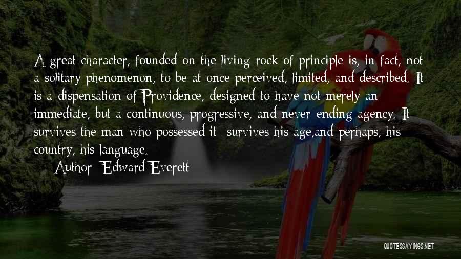 Dispensation Quotes By Edward Everett