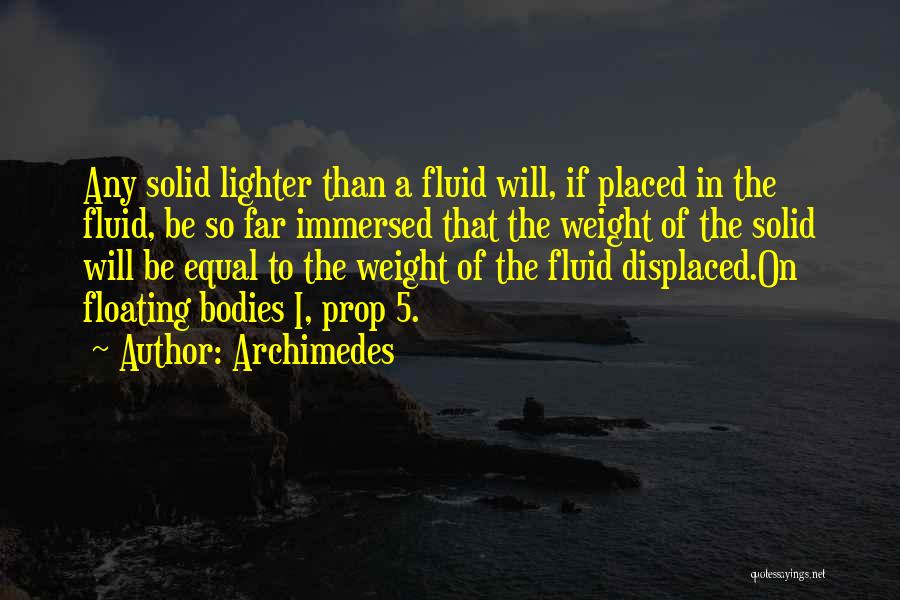 Displaced Quotes By Archimedes