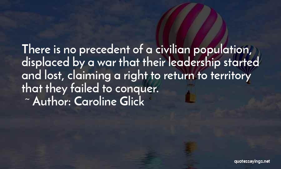 Displaced Quotes By Caroline Glick