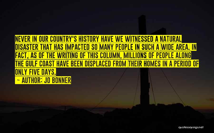 Displaced Quotes By Jo Bonner