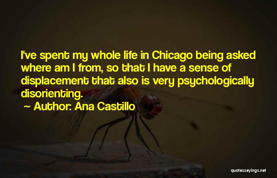 Displacement Quotes By Ana Castillo