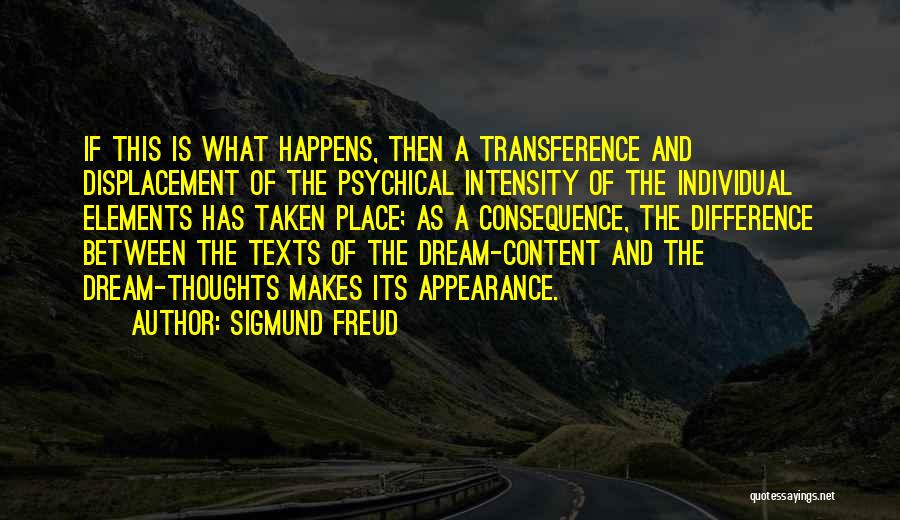 Displacement Quotes By Sigmund Freud