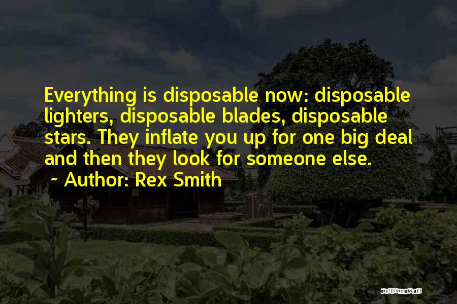 Disposable Quotes By Rex Smith