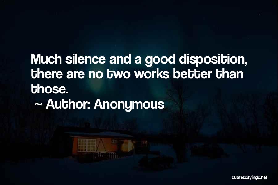 Disposition Quotes By Anonymous