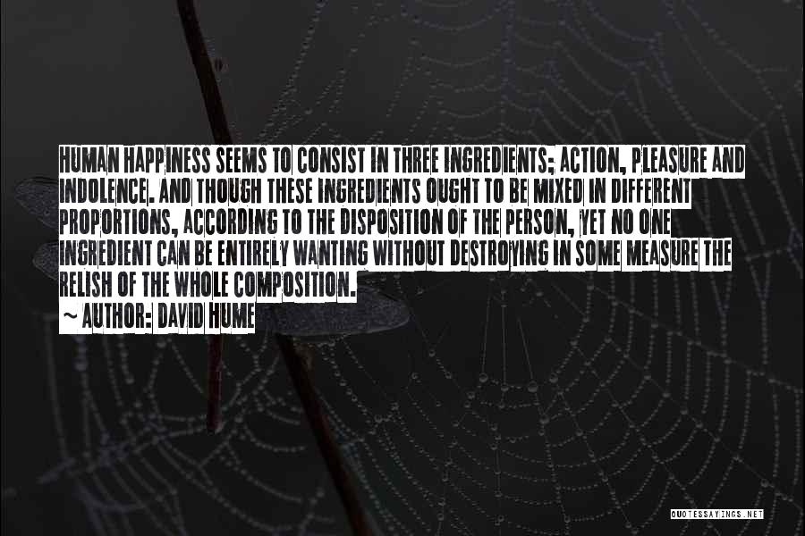 Disposition Quotes By David Hume