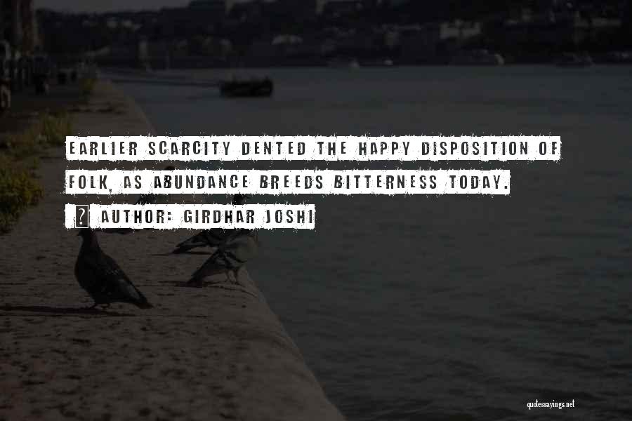 Disposition Quotes By Girdhar Joshi