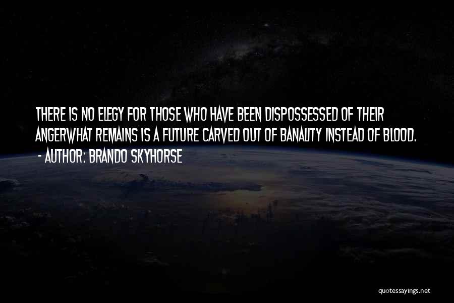 Dispossessed Quotes By Brando Skyhorse