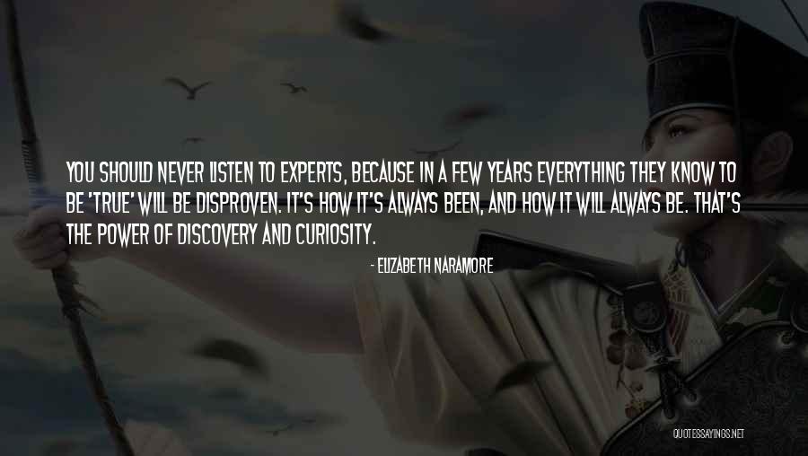 Disproven Quotes By Elizabeth Naramore Disproven Quotes By Elizabeth Naramore