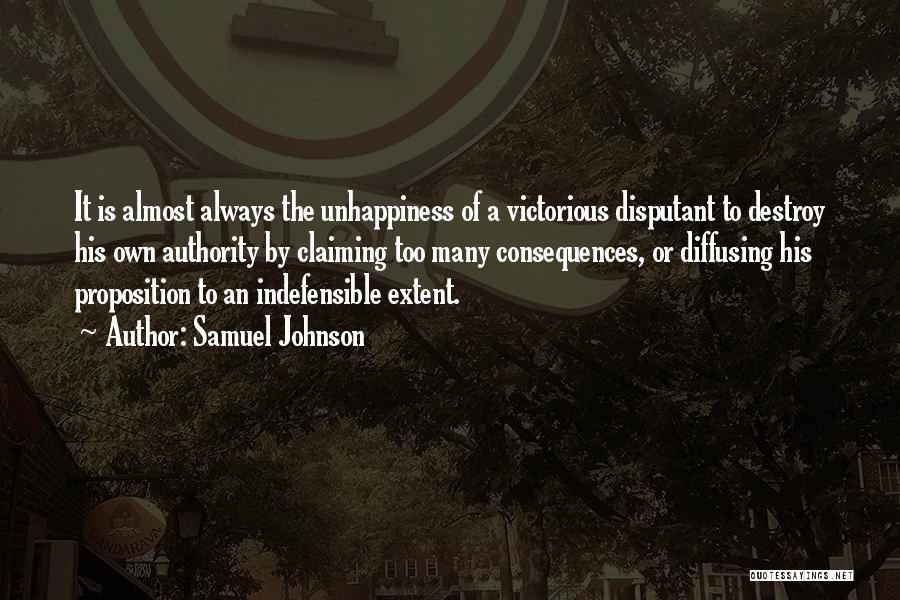 Disputant Quotes By Samuel Johnson