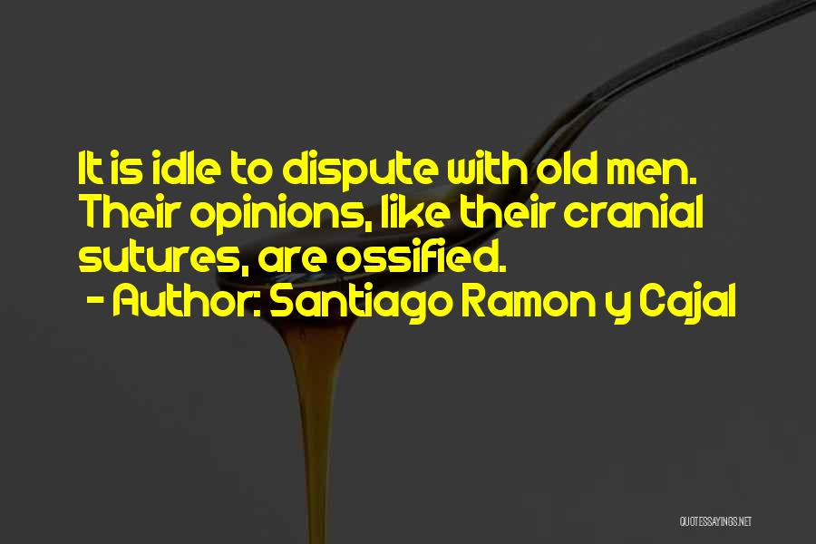 Dispute Quotes By Santiago Ramon Y Cajal