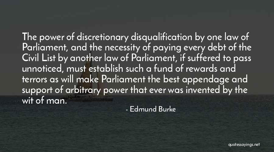 Disqualification Quotes By Edmund Burke Disqualification Quotes By Edmund Burke