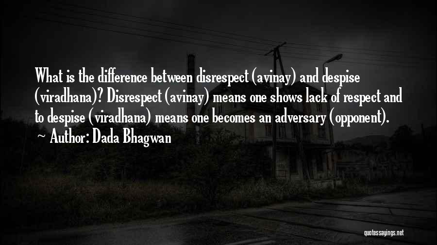 Disrespect Quotes By Dada Bhagwan