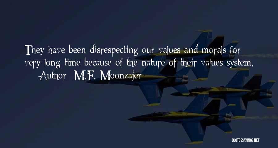 Disrespecting Someone Quotes By M.F. Moonzajer