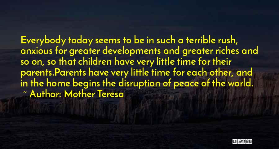 Disruption Quotes By Mother Teresa