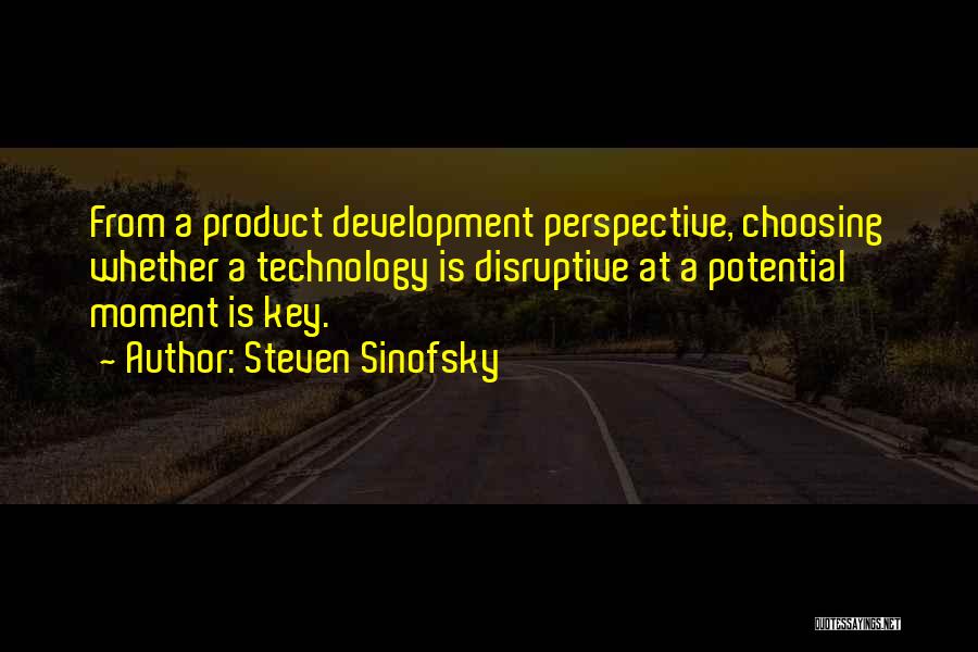 Disruptive Technology Quotes By Steven Sinofsky