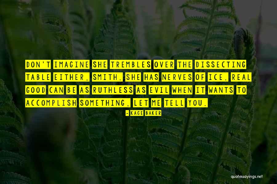 Dissecting Quotes By Kage Baker Dissecting Quotes By Kage Baker