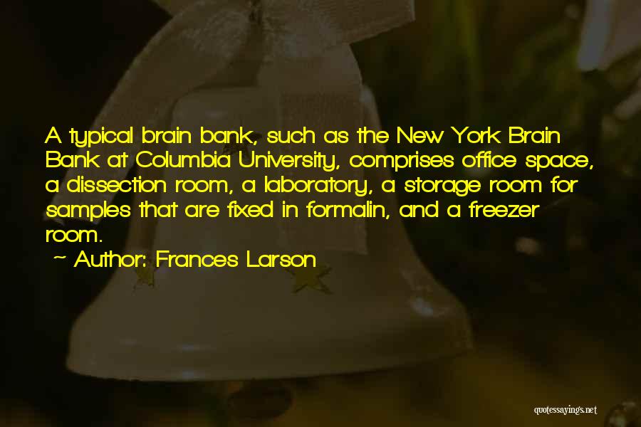 Dissection Quotes By Frances Larson