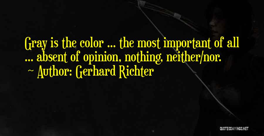 Dissemination Synonym Quotes By Gerhard Richter