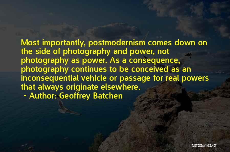 Dissensions Movie Quotes By Geoffrey Batchen