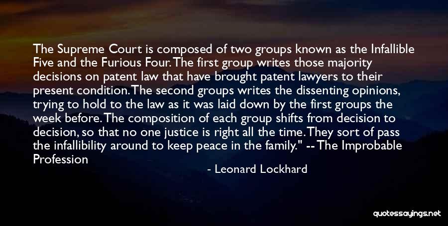 Dissenting Quotes By Leonard Lockhard Dissenting Quotes By Leonard Lockhard