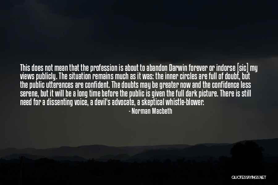 Dissenting Quotes By Norman Macbeth Dissenting Quotes By Norman Macbeth