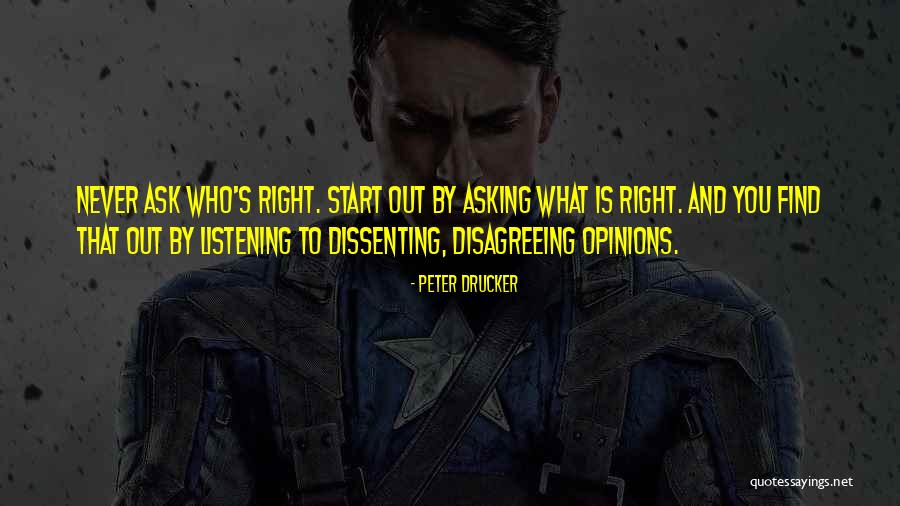 Dissenting Quotes By Peter Drucker Dissenting Quotes By Peter Drucker