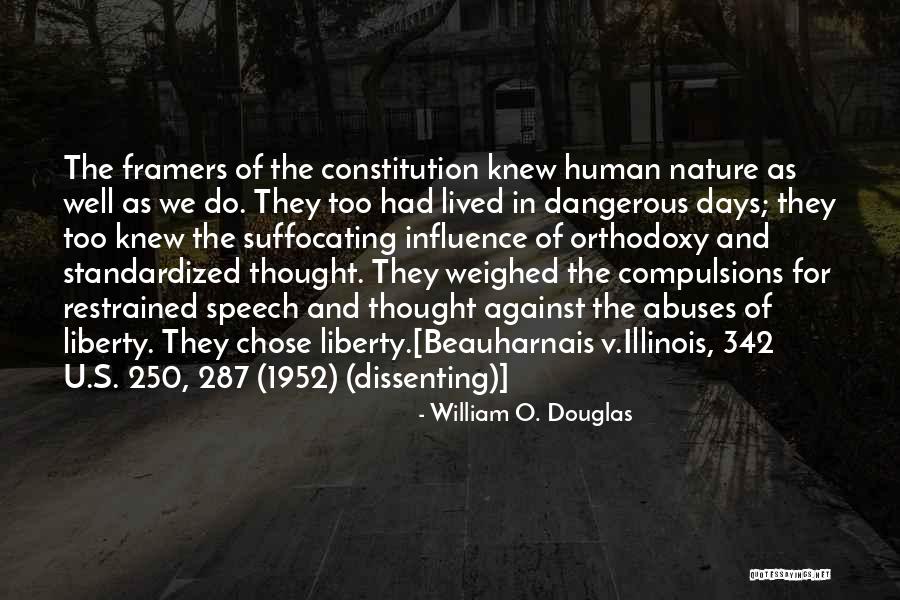 Dissenting Quotes By William O. Douglas Dissenting Quotes By William O. Douglas