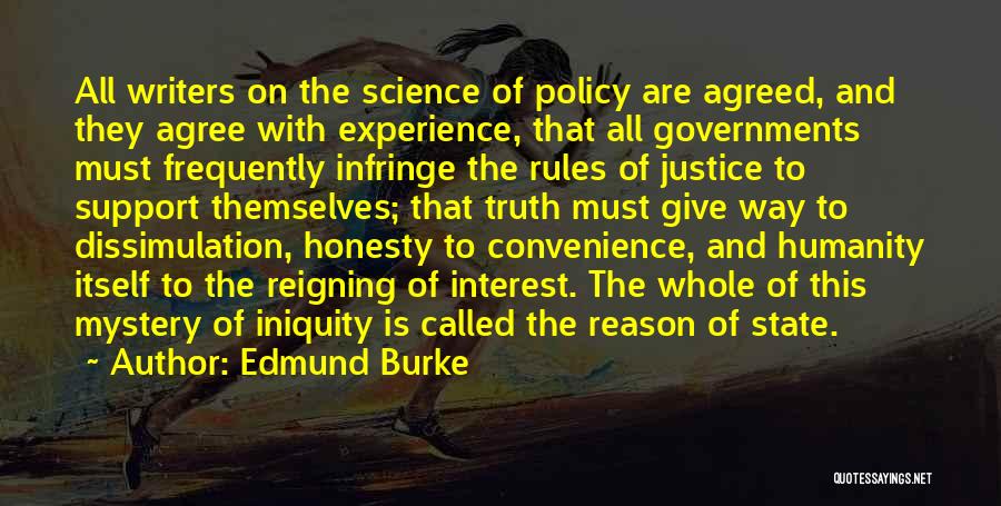 Dissimulation Quotes By Edmund Burke