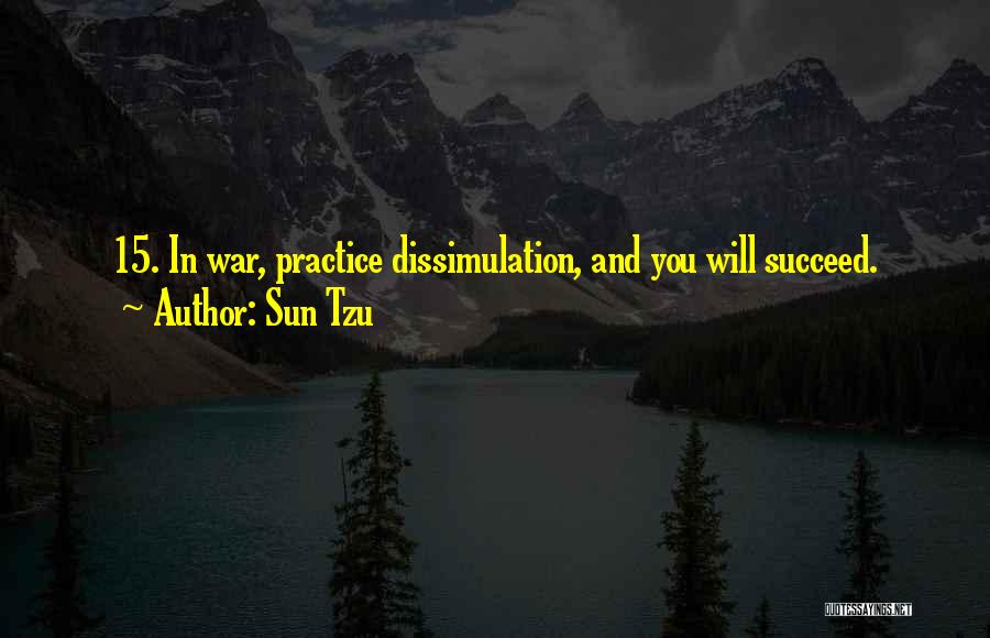 Dissimulation Quotes By Sun Tzu