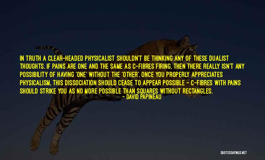 Dissociation Quotes By David Papineau Dissociation Quotes By David Papineau