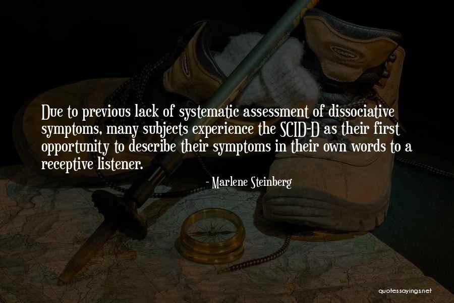 Dissociative Identity Disorder Quotes By Marlene Steinberg Dissociative Identity Disorder Quotes By Marlene Steinberg