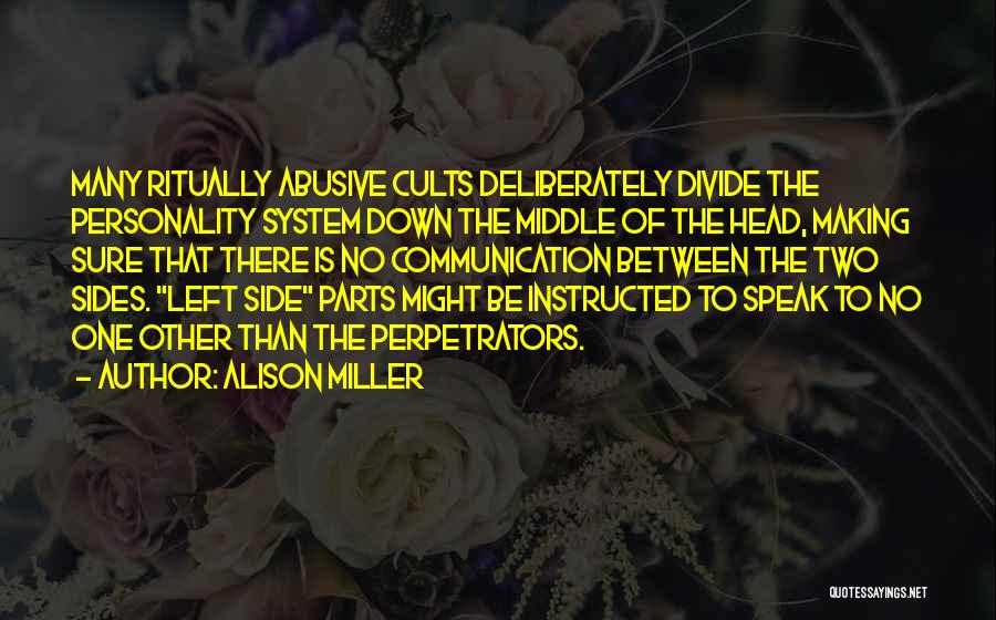 Dissociative Personality Disorder Quotes By Alison Miller