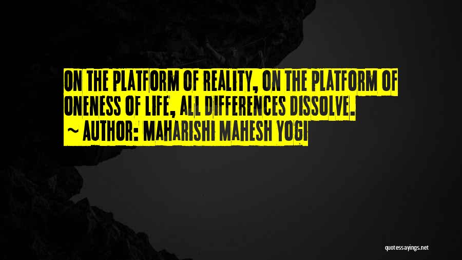 Dissolve Quotes By Maharishi Mahesh Yogi