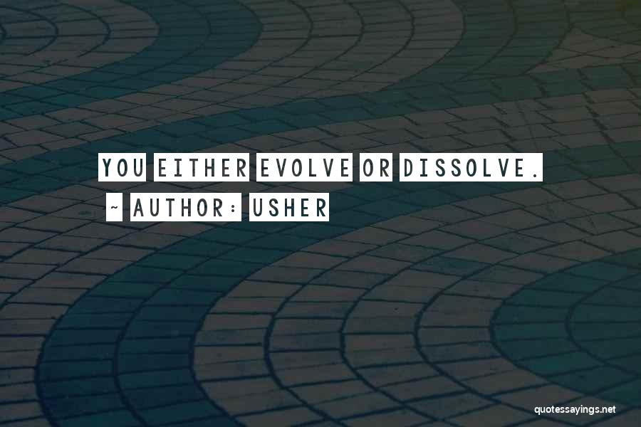 Dissolve Quotes By Usher