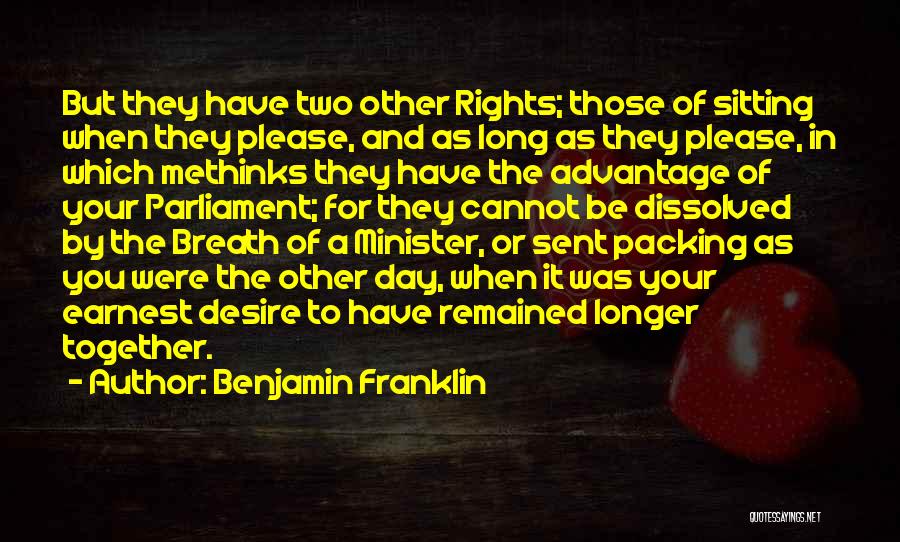 Dissolved Quotes By Benjamin Franklin