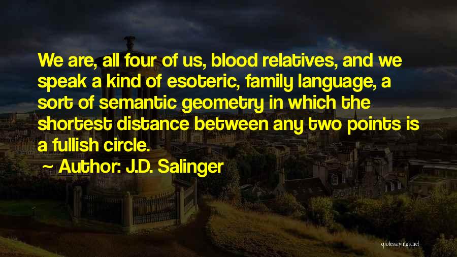 Distance And Family Quotes By J.D. Salinger