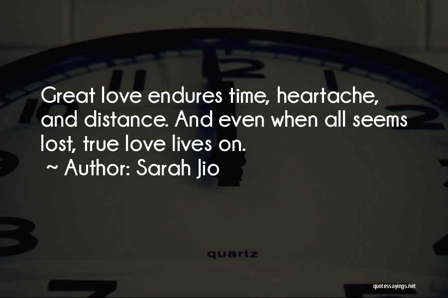 Distance And Love Quotes By Sarah Jio