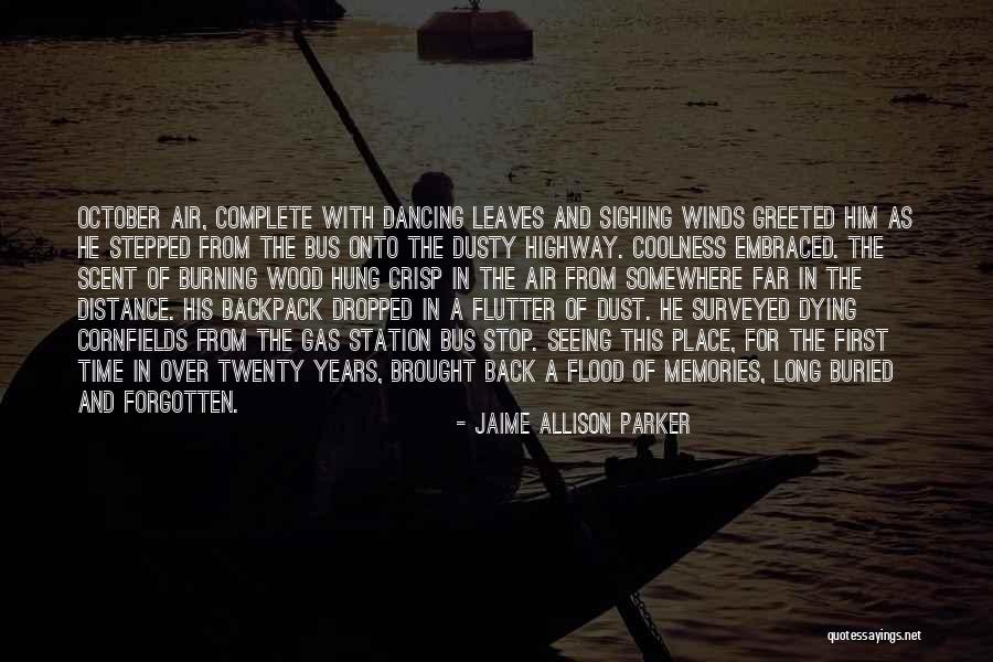 Distance And Memories Quotes By Jaime Allison Parker