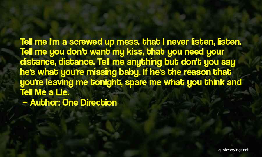 Distance And Missing Someone Quotes By One Direction
