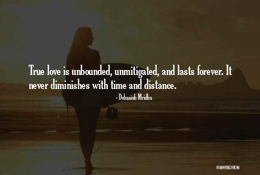 Distance And Time Love Quotes By Debasish Mridha