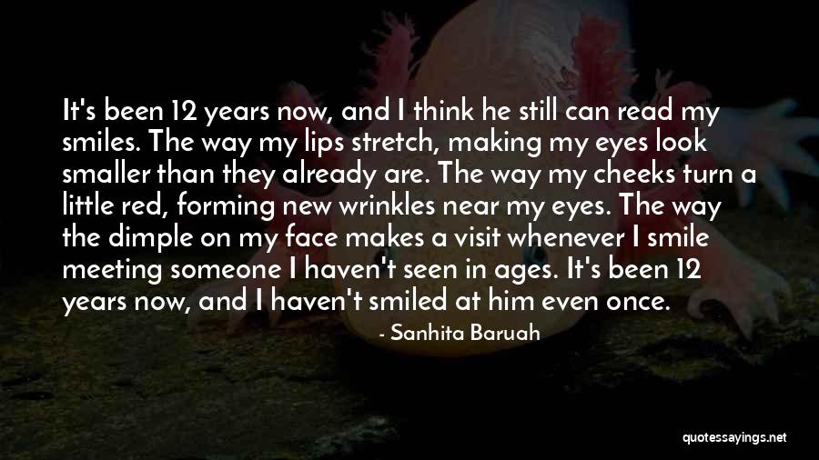 Distance And Time Love Quotes By Sanhita Baruah