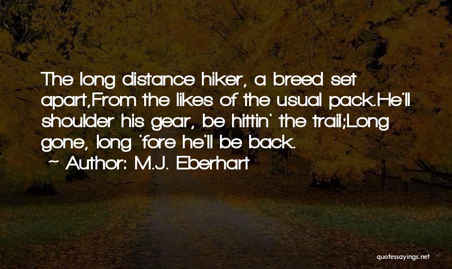 Distance Apart Quotes By M.J. Eberhart