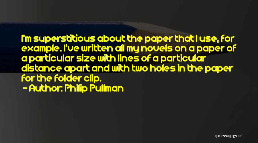 Distance Apart Quotes By Philip Pullman
