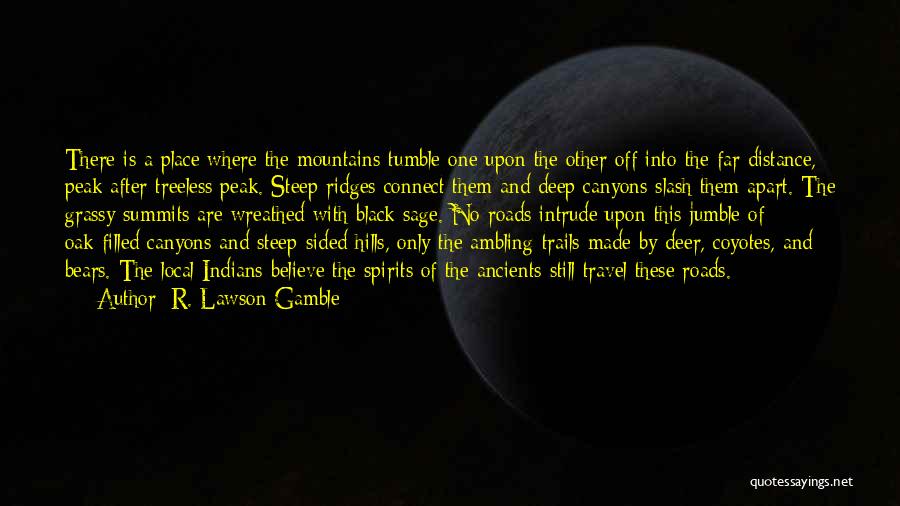 Distance Apart Quotes By R. Lawson Gamble