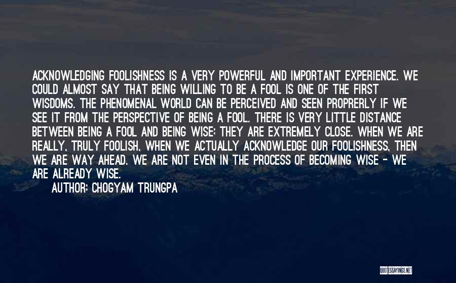 Distance Between Quotes By Chogyam Trungpa